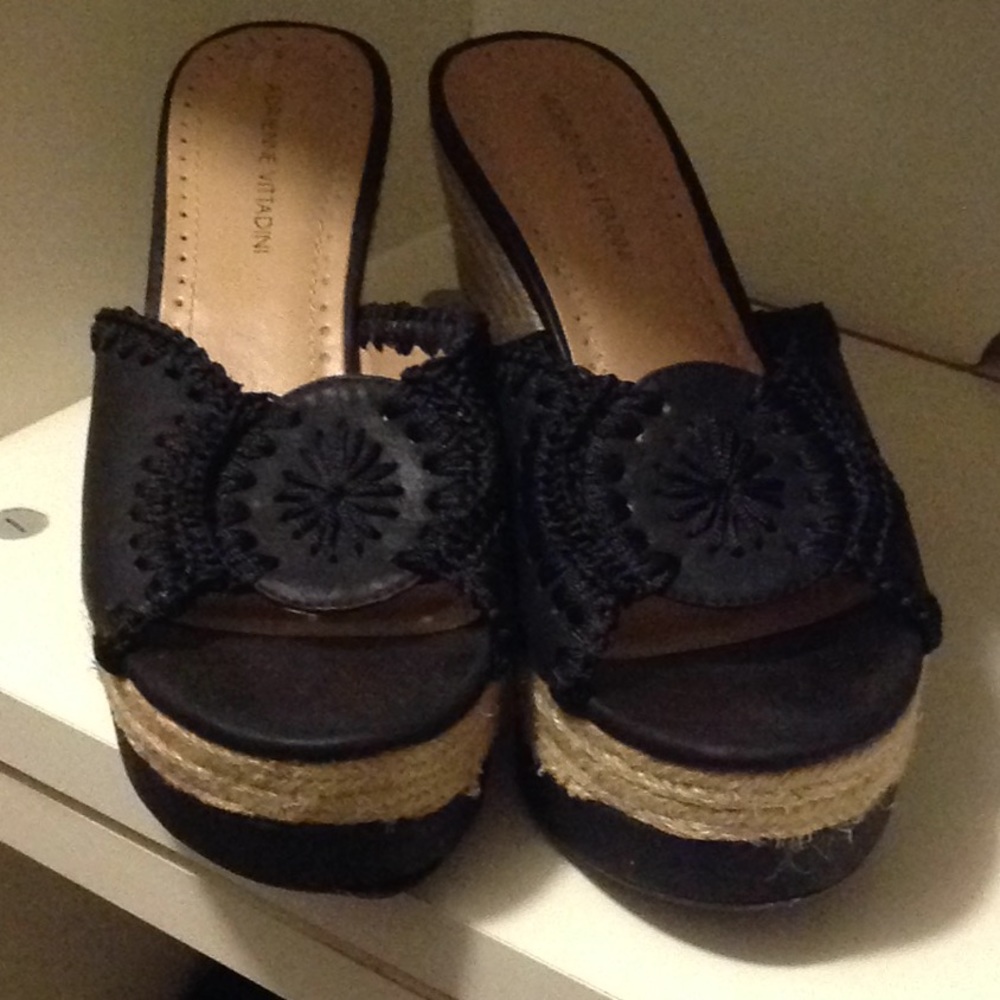 Espadrille Black Sandals